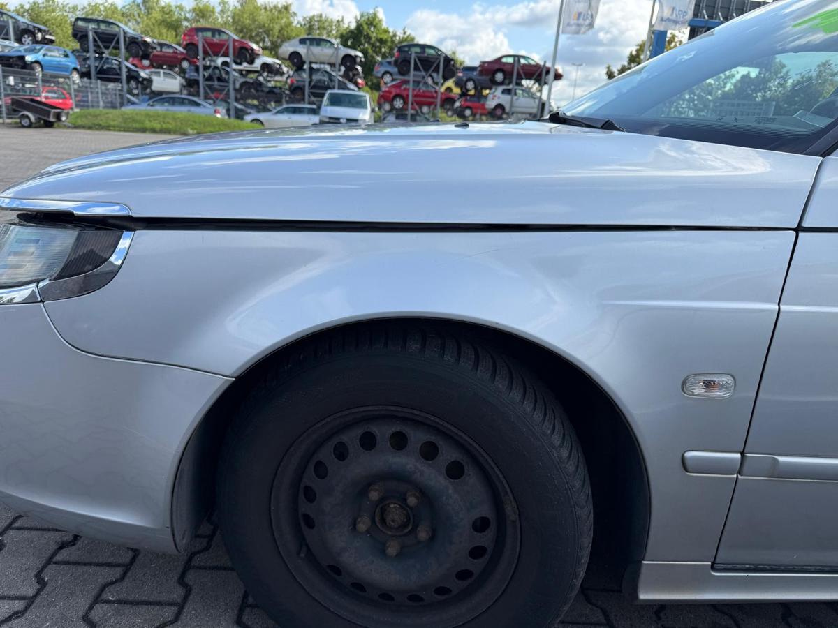 Saab 9-5 original Kotfl&uuml;gel links Silber Facelift BJ07